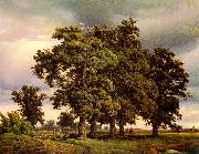Georg-Heinrich Crola Oak Trees oil painting artist